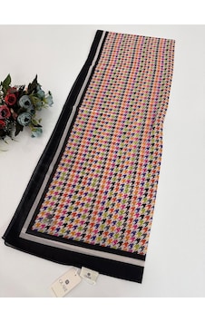Quare Soft Pamuklu Desenli Şal Ldsq1009-28653 Çok Renkli Quare Soft Pamuklu Desenli Şal Ldsq1009-28653 Çok Renkli