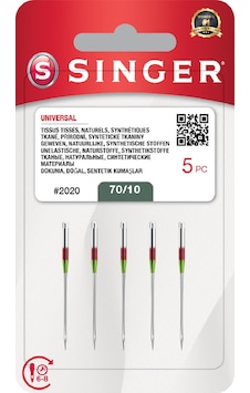 Singer Ev Tipi Dikiş Makine İğnesi 10 Numara 2020-70/10 Singer Ev Tipi Dikiş Makine İğnesi 10 Numara 2020-70/10