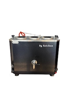 Çay Makinesi, Elektrikli Çay Kazanı, 3 Demlikli, 40 L Çay Makinesi, Elektrikli Çay Kazanı, 3 Demlikli, 40 L