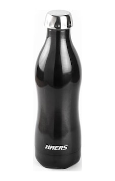 Haers Koyu Gri Paslanmaz Çelik Termos Şişe 500ml Koyu Gri
