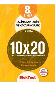 8.sınıf 2.dönem T.c. Inkılap Tarihi Ve Atatürkçülük 10x20 Kazanım Pekiştirme Denemeleri S