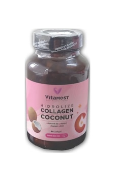 Vitamost Hidrolize Collagen Coconut 90 Softgel Kapsül