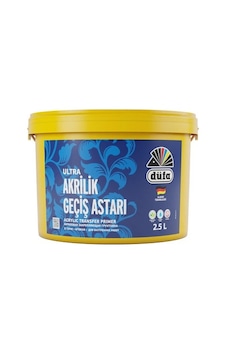 Akrilik Geçiş Astarı 2,5 Lt Kolay Uygulama İle İç Cephe 0,15 L Akrilik Geçiş Astarı 2,5 Lt Kolay Uygulama İle İç Cephe 0,15 L
