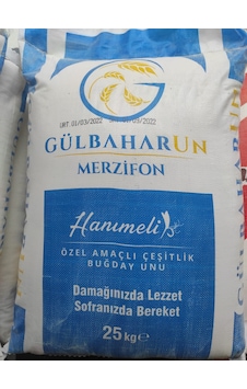 Gülbahar Un Merzifon Hanımeli Özel Amaçlı Çeşitlik Buğday Unu 25 KG