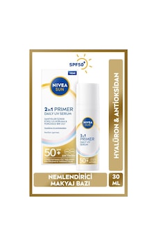 Sun Spf50 Primer Nemlendirici Makyaj Bazı 30ml, Kusursuz,uzun Süreli Makyaj, , Hyaluron, Sun Spf50 Primer Nemlendirici Makyaj Bazı 30ml, Kusursuz,uzun Süreli Makyaj, , Hyaluron,