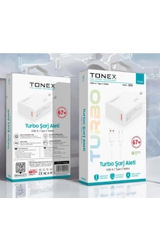 Tonex Ty67w 67w Type-c Saliseli Turbo Şarj Aleti Beyaz Tonex Ty67w 67w Type-c Saliseli Turbo Şarj Aleti Beyaz