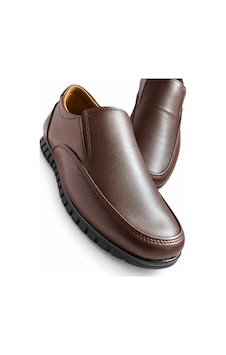 Yalçın Erkek Taba Suni Deri Bağcıksız Günlük Ayakkabı Dokulu Yüzey, Dikiş Detaylı Kalın Taban Kahverengi - 940135048 Kahverengi Yalçın Erkek Taba Suni Deri Bağcıksız Günlük Ayakkabı Dokulu Yüzey, Dikiş Detaylı Kalın Taban Kahverengi - 940135048 Kahverengi
