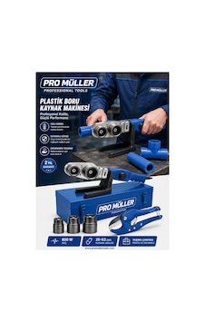 Alman Profesyonel Metal Mini Çantalı Pvc Plastik Boru Kaynak Makinesi 800w + Makas Hediyeli Alman Profesyonel Metal Mini Çantalı Pvc Plastik Boru Kaynak Makinesi 800w + Makas Hediyeli