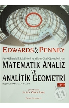 Matematik Analiz ve Analitik Geometri - Cilt 2 Palme Yayınevi Matematik Analiz ve Analitik Geometri - Cilt 2 Palme Yayınevi