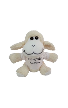 Hoşgeldin Kuzum Tişörtlü Peluş Kuzu Çok Renkli Hoşgeldin Kuzum Tişörtlü Peluş Kuzu Çok Renkli