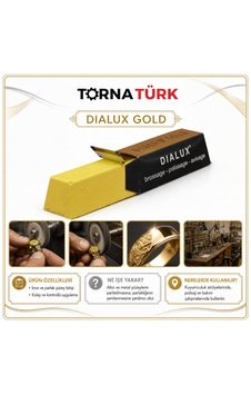 Dialux Gold Cila - Polisaj Macunu 14 Adet Altın Gümüş Dialux Gold Cila - Polisaj Macunu 14 Adet Altın Gümüş