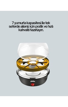 Mey İthalat 7 Yumurtalık Buharlı Yumurta Pişirme Cihazı Otomatik Kapanma Özellikli Diğer Mey İthalat 7 Yumurtalık Buharlı Yumurta Pişirme Cihazı Otomatik Kapanma Özellikli Diğer