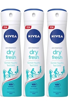Dry Fresh Kadın Sprey Deodorant 150 Ml X 3 Adet