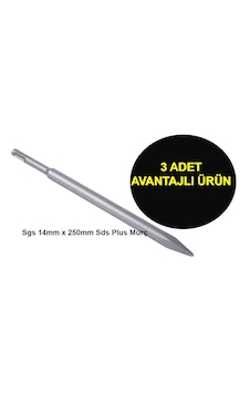 Profesyonel Sgs 14mm 250mm Sds Plus Murç 3 Adet Profesyonel Sgs 14mm 250mm Sds Plus Murç 3 Adet