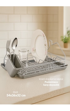 Tek Katlı Bulas Iklık Tezgah U Stu Tabaklık Bpa Free Bulas Ik Sepeti Gri Tek Katlı Bulas Iklık Tezgah U Stu Tabaklık Bpa Free Bulas Ik Sepeti Gri