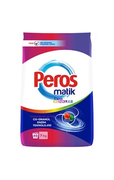 Peros Matik Toz Deterjan Canlı Renkler 7 Kg - 46 Yıkama Peros Matik Toz Deterjan Canlı Renkler 7 Kg - 46 Yıkama