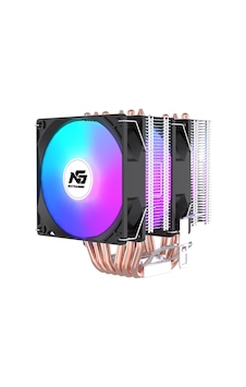 Ng Twin Frost 600b Rainbow Dual Fan Dual Radyatör 6 Bakır Borulu Cpu Soğutucu Siyah Ng Twin Frost 600b Rainbow Dual Fan Dual Radyatör 6 Bakır Borulu Cpu Soğutucu Siyah