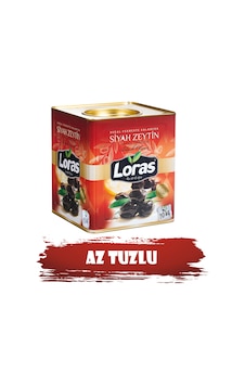 Loras 351 - 380 KB Özel Gemlik Siyah Zeytin Teneke 10 KG Loras 351 - 380 KB Özel Gemlik Siyah Zeytin Teneke 10 KG