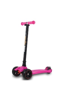 Voit 218 Işıklı Geniş 3 Teker Scooter Fuşya