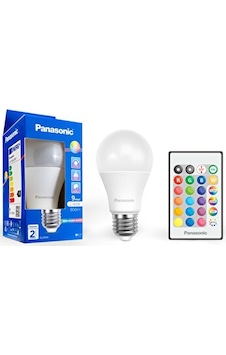 Panasonic Uzaktan Kumandalı RGB E27 Akıllı Led Ampul Panasonic Uzaktan Kumandalı RGB E27 Akıllı Led Ampul