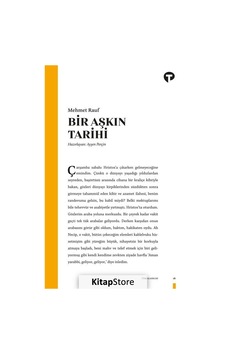 Bir Aşkın Tarihi / Mehmet Rauf Bir Aşkın Tarihi / Mehmet Rauf