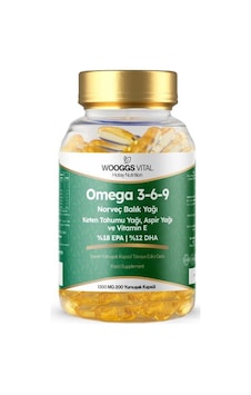 Wooggs Vital Omega 3-6-9 200 Kapsül Wooggs Vital Omega 3-6-9 200 Kapsül