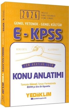 2026 Ekpss Genel Yetenek Genel Kültür Tüm Adaylar İçin Konu Anlatımı Yediiklim Yayınları 2026 Ekpss Genel Yetenek Genel Kültür Tüm Adaylar İçin Konu Anlatımı Yediiklim Yayınları