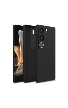 Vivo V29 Pro Uyumlu Silikon Kılıf - Kamera Korumalı Esnek Pastel Renk Kapak - Siyah Vivo V29 Pro Uyumlu Silikon Kılıf - Kamera Korumalı Esnek Pastel Renk Kapak - Siyah