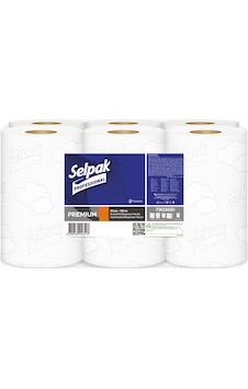 Selpak Professional Premium Sensörlü Dispenser Rulo Havlu 6'lı 21.5 CM x 135 M Selpak Professional Premium Sensörlü Dispenser Rulo Havlu 6'lı 21.5 CM x 135 M