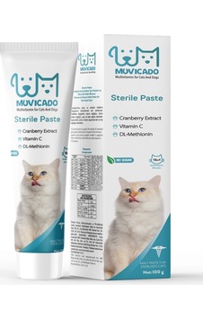 Muvicado Kısırlaştırılmış Kedilere Özel Multi Vitaminli Malt Macun 100 G Muvicado Kısırlaştırılmış Kedilere Özel Multi Vitaminli Malt Macun 100 G