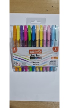 Mynote My Note Line Ball 12'li Tükenmez Kalem Çok Renkli Mynote My Note Line Ball 12'li Tükenmez Kalem Çok Renkli