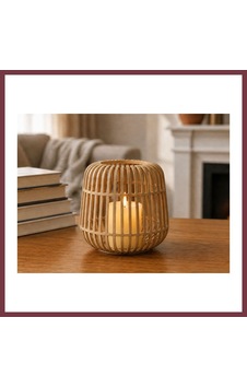 Storeşahin 3d Baskı Modern Kafes Tasarımlı Dekoratif Mumluk - Tealight Mumluk, Masaüstü Ev Ve Ofis Dekoru-bej Shn0720 Storeşahin 3d Baskı Modern Kafes Tasarımlı Dekoratif Mumluk - Tealight Mumluk, Masaüstü Ev Ve Ofis Dekoru-bej Shn0720