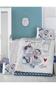 Komfort Home Bebek Nevresim Takımı Pamuk / Travel Bears Komfort Home Bebek Nevresim Takımı Pamuk / Travel Bears