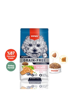 Wanpy Tahılsız Somonlu Yavru Köpek Maması 1,5 Kg Wanpy Tahılsız Somonlu Yavru Köpek Maması 1,5 Kg