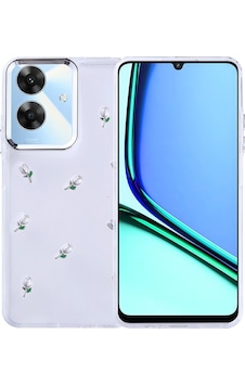 Realme Note 60 Kılıf Airbag Tasarımlı Simli Şeffaf Zore Kutup Kapak Lale Realme Note 60 Kılıf Airbag Tasarımlı Simli Şeffaf Zore Kutup Kapak Lale