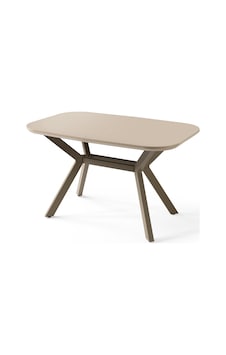 Venedik Mdf Açılır Mutfak Masası 80x130cm Krem Venedik Mdf Açılır Mutfak Masası 80x130cm Krem