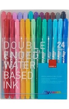 Dong-A 24 Renk My Color Çift Taraflı Keçeli Kalem Dong-A 24 Renk My Color Çift Taraflı Keçeli Kalem