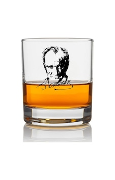 Atatürk İmzalı Ve Portreli Viski Bardağı - Mustafa Kemal Atatürk Baskılı Cam Sunum Bardağı, Hediyelik Şık Likör Ve Meşrubat Bardağı Beyaz Atatürk İmzalı Ve Portreli Viski Bardağı - Mustafa Kemal Atatürk Baskılı Cam Sunum Bardağı, Hediyelik Şık Likör Ve Meşrubat Bardağı Beyaz