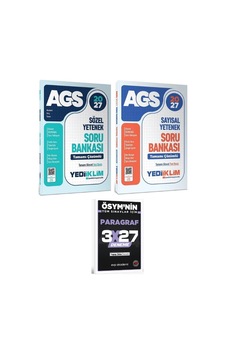 Yediiklim 2027 Meb-ags Sözel + Sayısal Yetenek Soru Bankası 2 Li Set+ Evp Akademi Paragraf