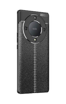 Zore Huawei Honor X 9a Kılıf Omsy Niss Silikon Kapak - Siyah