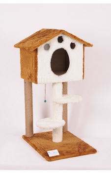 Cat Hause S06KV Işın Platform Kedi Tırmalama Evi 40 x 55 x 98 CM Cat Hause S06KV Işın Platform Kedi Tırmalama Evi 40 x 55 x 98 CM