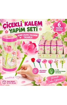 Çiçekli Kalem Yapım Seti Çiçekli Kalem Yapım Seti