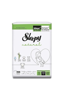 Sleepy Natural Bebek Bezi 5 Numara Junior 160 Adet Sleepy Natural Bebek Bezi 5 Numara Junior 160 Adet