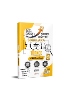 8. Sınıf Lgs Türkçe Zoom Serisi Çıkması Muhtemel Soru Bankası Günay Yayınları 8. Sınıf Lgs Türkçe Zoom Serisi Çıkması Muhtemel Soru Bankası Günay Yayınları