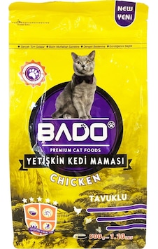 Bado Tavuk Etli Yetişkin Kedi Maması 500 G