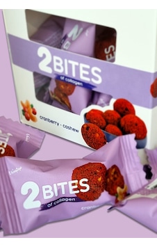 2bites Kaju ve Kızılcık Parçacıklı Kolajen Protein Topları 16 Gr 10 Adet 2bites Kaju ve Kızılcık Parçacıklı Kolajen Protein Topları 16 Gr 10 Adet
