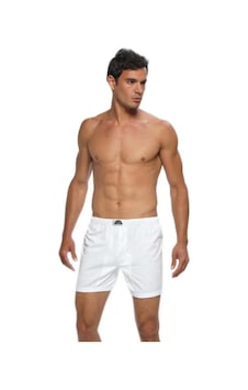 6 Adet Gümüş Battal Beden Erkek Penye Arjantin Boxer Beyaz 001