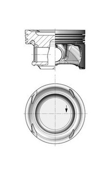 Kolben 40859600 Piston Segman Std 83.00mm Mercedes M270.920 W176 W246 C117 X156 A2700301917 - Kolben 40859600 Piston Segman Std 83.00mm Mercedes M270.920 W176 W246 C117 X156 A2700301917 -