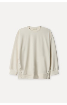 Mudo Kadın Kadın Ekru Loose Fit Modal Karışımlı Bisiklet Yaka Sweatshirt 1271397 Mudo Kadın Kadın Ekru Loose Fit Modal Karışımlı Bisiklet Yaka Sweatshirt 1271397