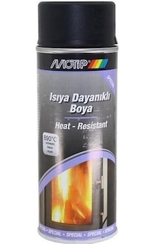 Motip Isıya Dayanıklı Eksoz Boya Mat Siyah 690 Derece 400Ml Motip Isıya Dayanıklı Eksoz Boya Mat Siyah 690 Derece 400Ml